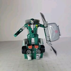 X-Brawn Spy Changer Transformers R.I.D. *2002 Hasbro *Complete*  w/ J HOOK CARD*